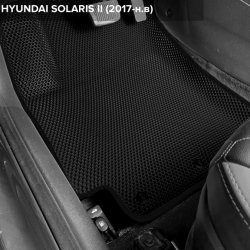3D коврики EVA с бортами Hyundai Solaris II (2017-н.в.)