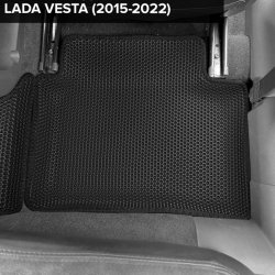 3D коврики EVA с бортами Lada Vesta седан, универсал (2015-2022)