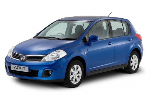 2D коврики EVA в салон и багажник  на Nissan Tiida I C11 хэтчбек (2004-2013)