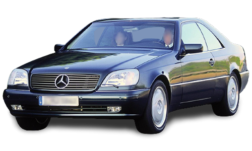2D коврики EVA в салон и багажник  на Mercedes-Benz S C140 (1992-1999)