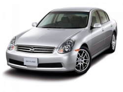 2D коврики EVA в салон  на Nissan Skyline XI V35 седан, правый руль (2001-2004)
