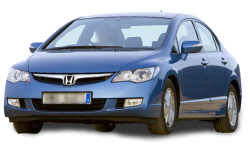 3D коврики EVA с бортами в салон  на Honda Civic VIII седан (2005-2012)
