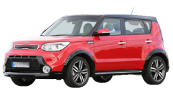 3D коврики EVA с бортами в салон на Kia Soul II (PS) (2013-2019)