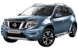 3D коврики EVA с бортами в салон на Nissan Terrano III (2014-2016)